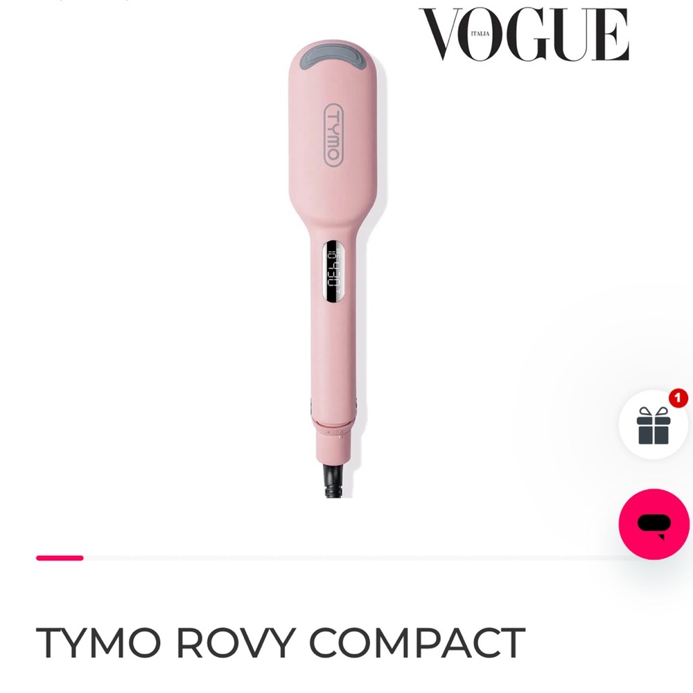 TYMO Rovy Compact Hair Tool in Pink